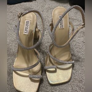 Badgley Mischka Glittering Heels - Size 9